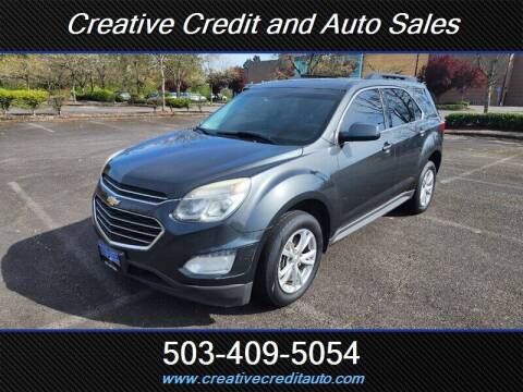 2017 Chevrolet Equinox for sale at Creative Credit & Auto Sales in Salem OR