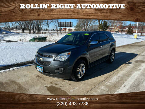 2011 Chevrolet Equinox for sale at Rollin' Right Automotive in Saint Cloud MN