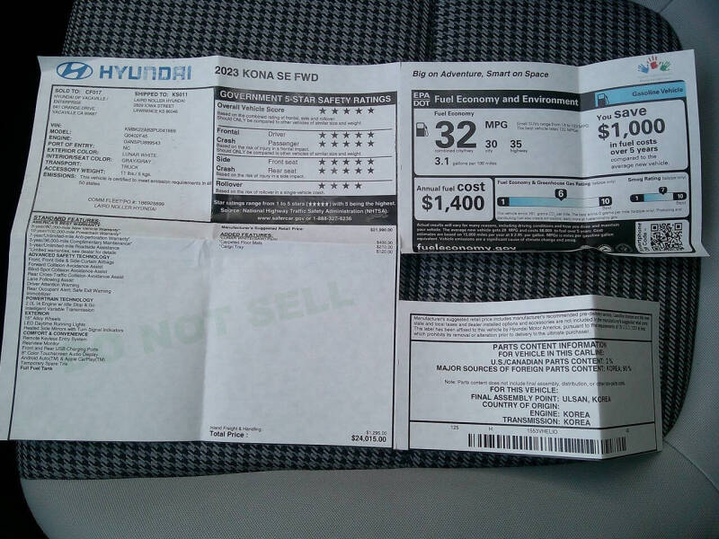 2023 Hyundai Kona SE