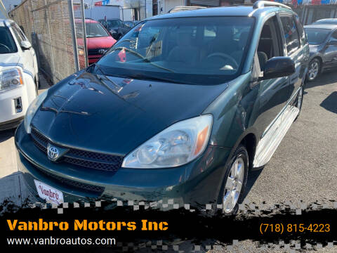 2004 Toyota Sienna for sale at Vanbro Motors Inc in Staten Island NY