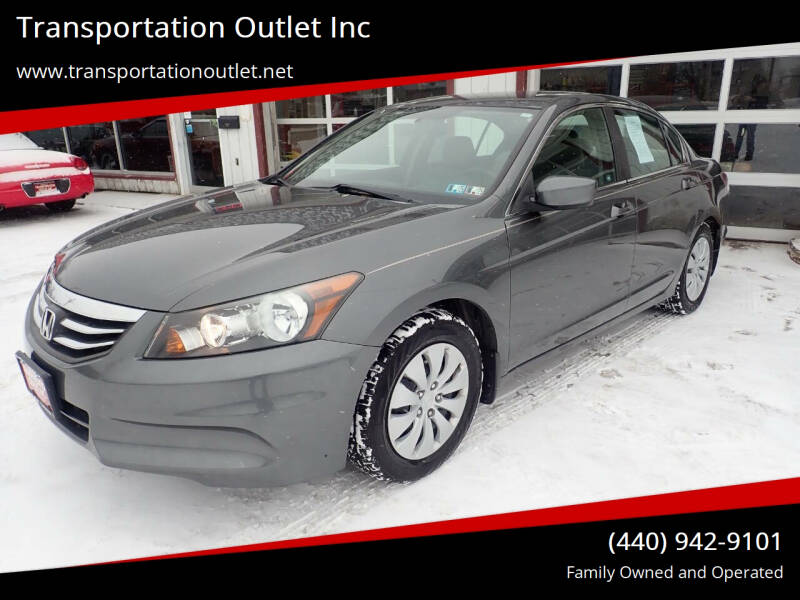 2011 Honda Accord for sale at Transportation Outlet Inc in Eastlake OH