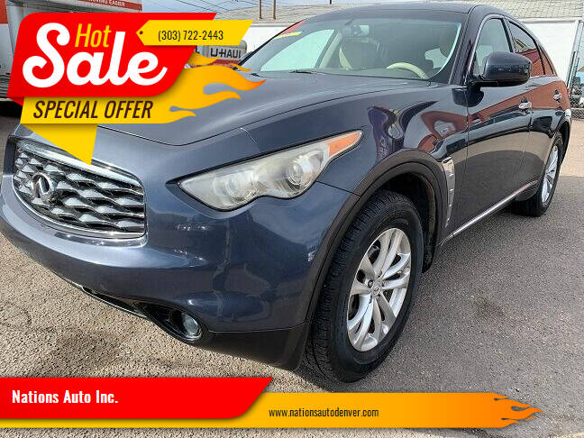 2011 Infiniti FX35 for sale at Nations Auto Inc. in Denver CO