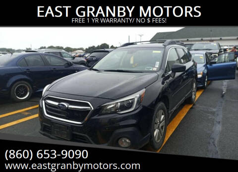 2019 Subaru Outback for sale at EAST GRANBY MOTORS in East Granby CT