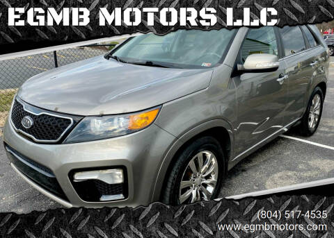 2012 Kia Sorento for sale at EGMB MOTORS in Midlothian VA