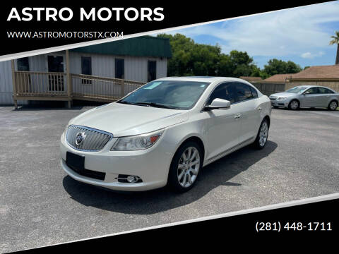 2010 Buick LaCrosse for sale at ASTRO MOTORS in Houston TX