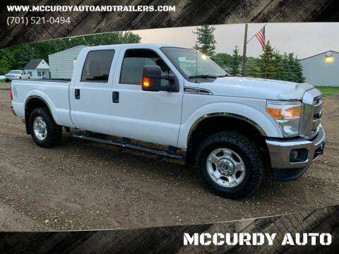 2012 Ford F-250 Super Duty for sale at MCCURDY AUTO in Cavalier ND