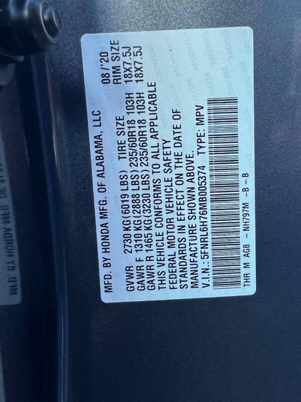 2021 Honda Odyssey EX-L