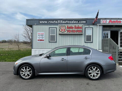 2012 Infiniti G37 Sedan for sale at Route 33 Auto Sales in Carroll OH
