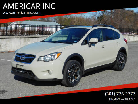 2013 Subaru XV Crosstrek for sale at AMERICAR INC in Laurel MD