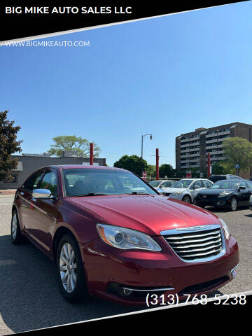 2012 Chrysler 200 for sale at BIG MIKE AUTO SALES LLC in Lincoln Park MI