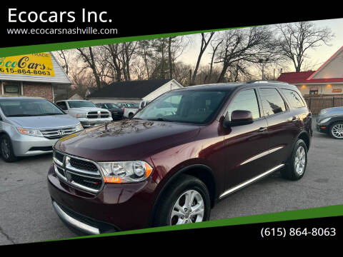 2012 Dodge Durango for sale at Ecocars Inc. in Nashville TN