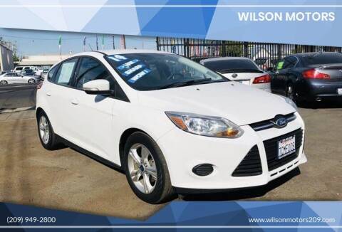2014 Ford Focus for sale at WILSON MOTORS in Stockton CA