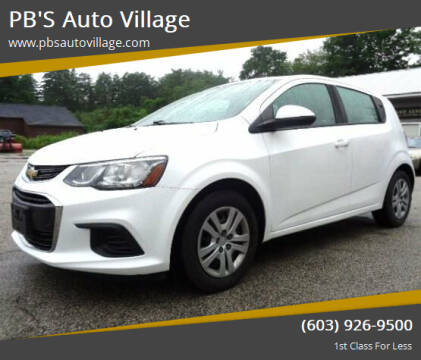 2018 Chevrolet Sonic for sale at PB'S Auto Village in Hampton Falls NH