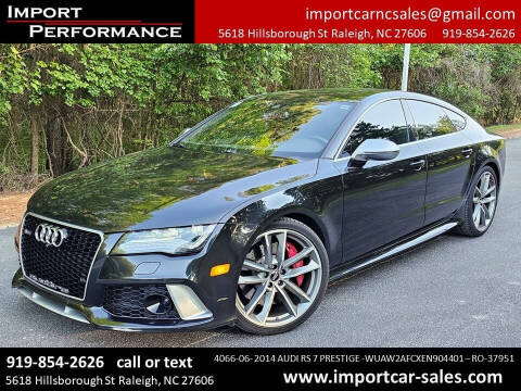 2014 Audi RS 7 for sale at Import Performance Sales in Raleigh NC