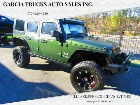 2008 Jeep Wrangler Unlimited for sale at Garcia Trucks Auto Sales Inc. in Austell GA