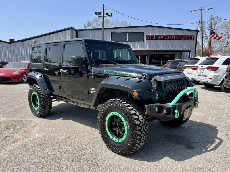 2015 Jeep Wrangler Unlimited for sale at Mill Auto Group LLC in Conroe TX