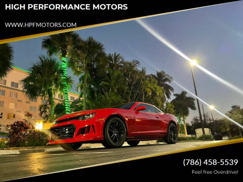 2015 Chevrolet Camaro for sale at HIGH PERFORMANCE MOTORS in Hollywood FL