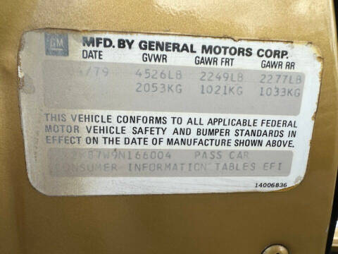 1979 Pontiac Firebird Trans Am