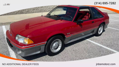 1988 Ford Mustang for sale at JNBS Motorz in Saint Peters MO