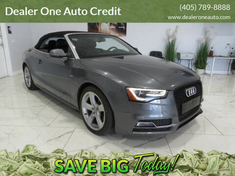 2016 Audi A5 for sale at Dealer One Auto Credit in Oklahoma City OK