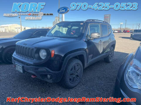 2018 Jeep Renegade for sale at Tony Peckham @ Korf Motors in Sterling CO
