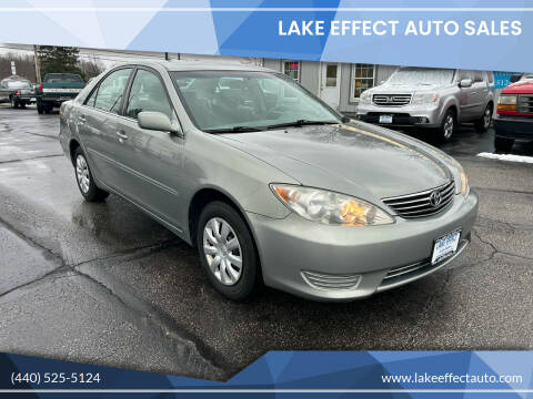 2006 Toyota Camry for sale at Lake Effect Auto Sales in Chardon OH