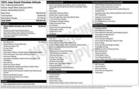 2023 Jeep Grand Cherokee Altitude