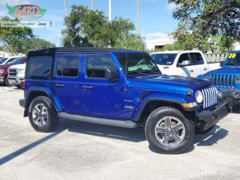 2018 Jeep Wrangler Unlimited for sale at GATOR'S IMPORT SUPERSTORE in Melbourne FL