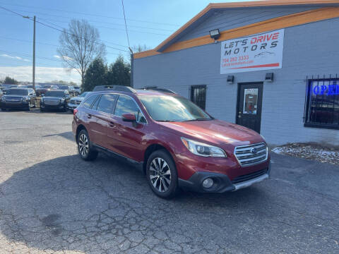 2016 Subaru Outback for sale at Let's Drive Motors in Charlotte NC