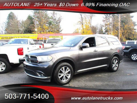 2016 Dodge Durango for sale at AUTOLANE in Portland OR