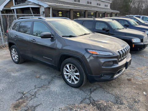 2014 Jeep Cherokee for sale at Oxford Auto Sales in North Oxford MA