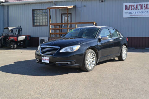 2013 Chrysler 200 for sale at Dave's Auto Sales in Winthrop MN