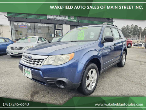 2011 Subaru Forester for sale at Wakefield Auto Sales of Main Street Inc. in Wakefield MA