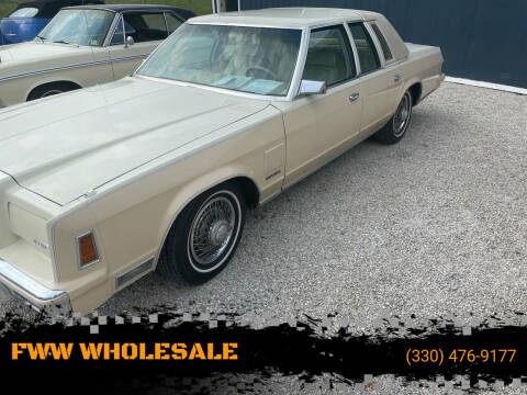 1979 Chrysler New Yorker for sale at FWW WHOLESALE in Carrollton OH