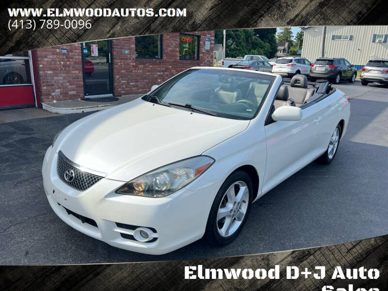 2008 Toyota Camry Solara for sale at Elmwood D+J Auto Sales in Agawam MA