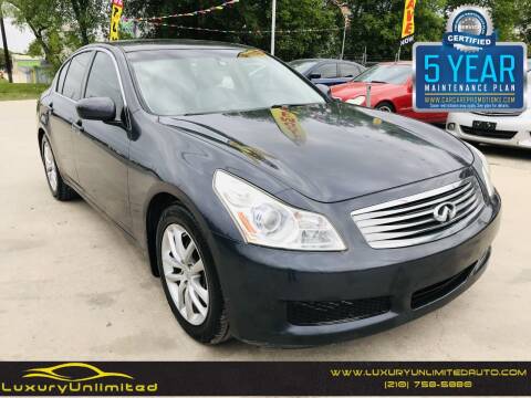 2007 Infiniti G35 for sale at LUXURY UNLIMITED AUTO SALES in San Antonio TX
