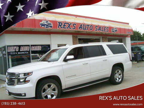 2016 Chevrolet Suburban for sale at Rex's Auto Sales in Junction City KS