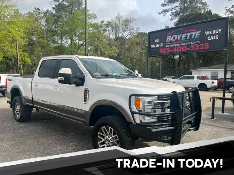2019 Ford F-250 Super Duty for sale at Boyette Auto Sales in Covington LA