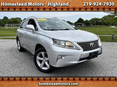 2013 Lexus RX 350 for sale at HOMESTEAD MOTORS in Highland IN