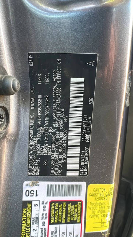 2015 Toyota Sienna