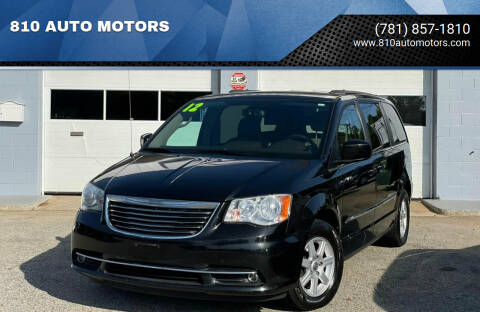2012 Chrysler Town and Country for sale at 810 AUTO MOTORS in Abington MA