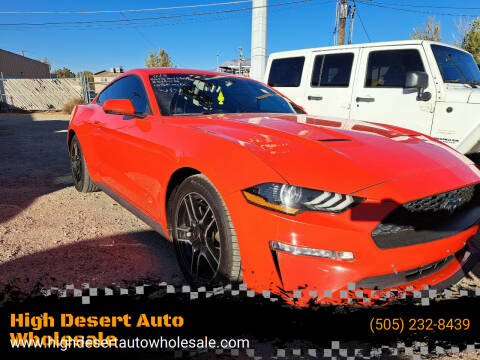 2018 Ford Mustang for sale at High Desert Auto Wholesale in Albuquerque NM