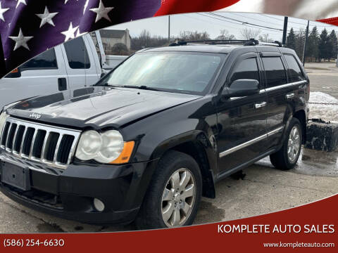 2010 Jeep Grand Cherokee for sale at Komplete Auto Sales in Shelby Township MI