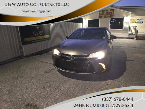 2015 Toyota Camry for sale at S & W Auto Consultants LLC in Opelousas LA