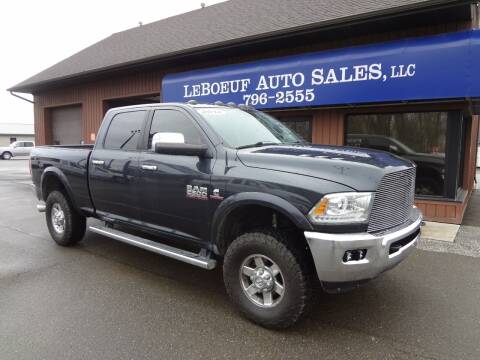 2014 RAM 2500 for sale at LeBoeuf Auto Sales in Waterford PA