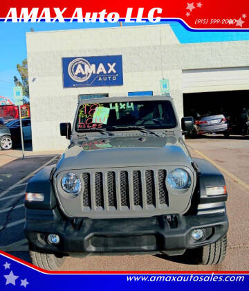 2018 Jeep Wrangler Unlimited for sale at AMAX Auto LLC in El Paso TX