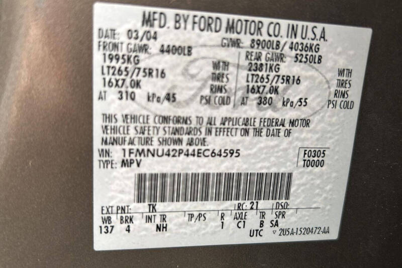2004 Ford Excursion Limited