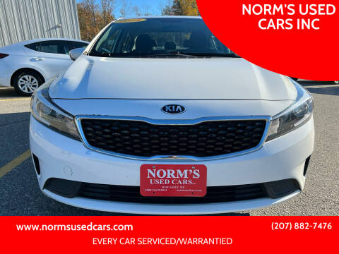 2018 Kia Forte for sale at NORM'S USED CARS INC in Wiscasset ME