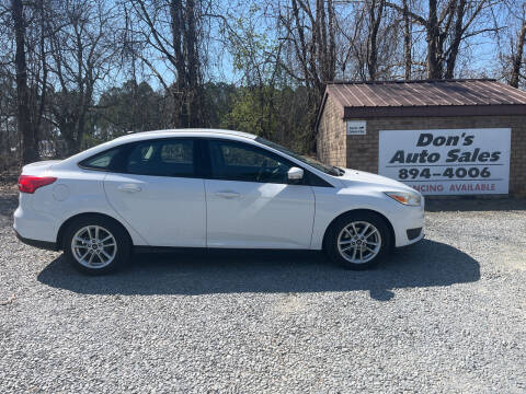 2015 Ford Focus for sale at Don's Auto Sales in Benson NC