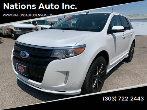 2014 Ford Edge for sale at Nations Auto Inc. in Denver CO